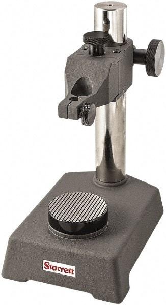 Starrett - Cast Iron, Round Base, Indicator Transfer Stand - Includes Holder - Industrial Tool & Supply