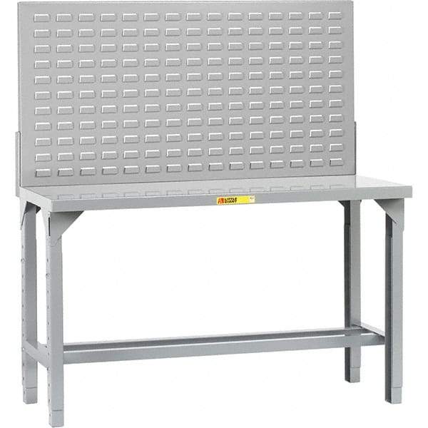 Little Giant - 60 Wide x 30" Deep x 65" High, Steel Workbench - Adjustable Height Legs - Industrial Tool & Supply