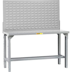 Little Giant - 72 Wide x 30" Deep x 65" High, Steel Workbench - Adjustable Height Legs - Industrial Tool & Supply