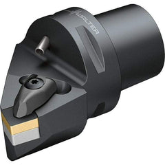 Walter - 75° Lead Angle, Indexable Turning Toolholder - 128mm OAL, Series DSRN-CAPTO-AUSSEN - Industrial Tool & Supply