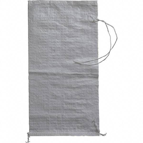 PRO-SAFE - 26" Long x 14" Wide Sand Bag - White Polypropylene, For Accident Prevention - Industrial Tool & Supply