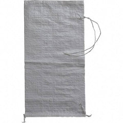 PRO-SAFE - 26" Long x 14" Wide Sand Bag - White Polypropylene, For Accident Prevention - Industrial Tool & Supply