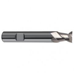 12mm Dia. - 73mm OAL - 45° Helix Bright Carbide End Mill - 2 FL - Industrial Tool & Supply