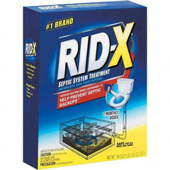 Rid-X - 6 19.6-oz Boxes Powdered Drain Cleaner - Industrial Tool & Supply