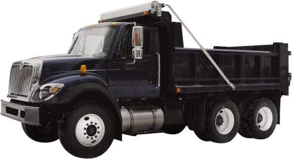 Buyers Products - Aluminum Tarp System with Wind Deflector - 103-1/2" Wide x 8 to 19'" Long, Silver, For Use with 8 to 19' Dump Bodies - Industrial Tool & Supply