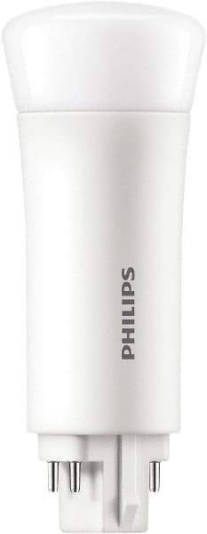 Philips - 5 Watt LED Commercial/Industrial 4 Pin Lamp - 2,700°K Color Temp, 550 Lumens, Plug-in-Vertical, 50,000 hr Avg Life - Industrial Tool & Supply