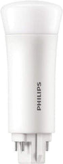 Philips - 5 Watt LED Commercial/Industrial 4 Pin Lamp - 2,700°K Color Temp, 550 Lumens, Plug-in-Vertical, 50,000 hr Avg Life - Industrial Tool & Supply