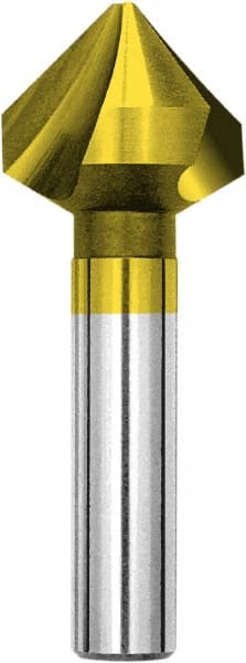 Magafor - 9.4mm Head Diam, 0.236" Shank Diam, 3 Flute 90° Cobalt Countersink - Industrial Tool & Supply