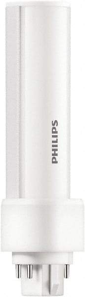 Philips - 5 Watt LED Commercial/Industrial 2 Pin Lamp - 3,000°K Color Temp, 550 Lumens, 60 Volts, PLC, 50,000 hr Avg Life - Industrial Tool & Supply