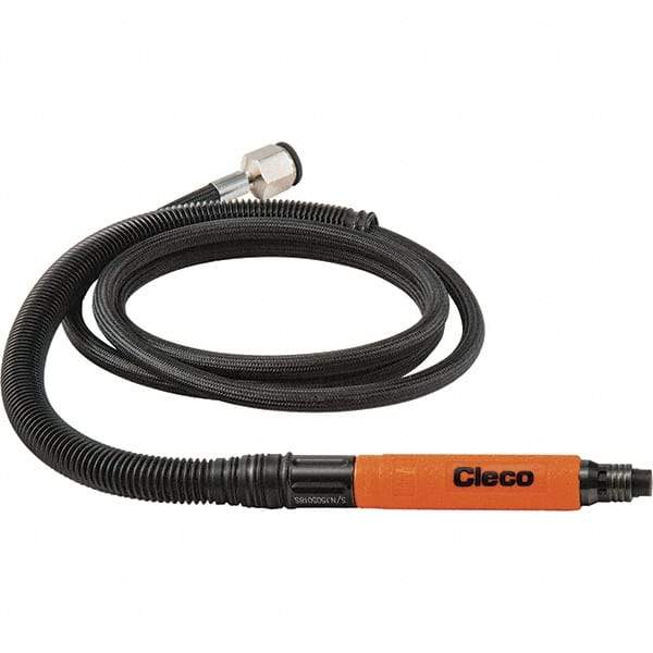 Cleco - 1/8" Collet, Straight Handle, Air Pencil Die Grinder - 70,000 RPM, Rear Exhaust, 8 CFM, 0.1 hp, 6.2 bar, 1/8" Inlet - Industrial Tool & Supply