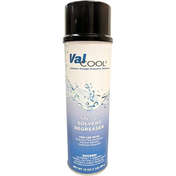 ValCool - 20 oz Can Cleaner/Degreaser - Aerosol, Solvent-Based, Unscented - Industrial Tool & Supply