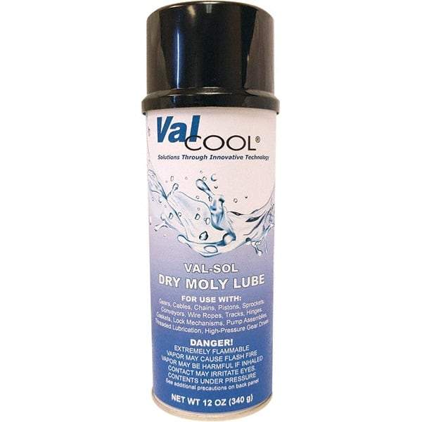 ValCool - 16 oz Can Spray Lubricant - Gray/Black - Industrial Tool & Supply