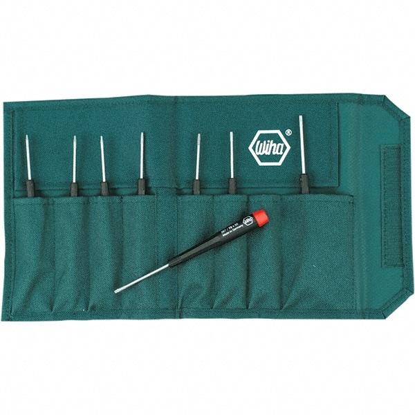 Wiha - 8 Piece Torx Screwdriver Set - Comes in Canvas Pouch - Industrial Tool & Supply