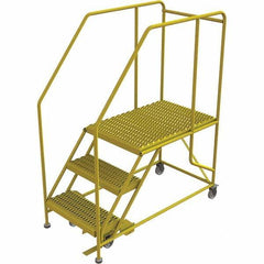 TRI-ARC - Rolling & Wall Mounted Ladders & Platforms Type: Rolling Work Platform Style: Steel Work Platform - Industrial Tool & Supply