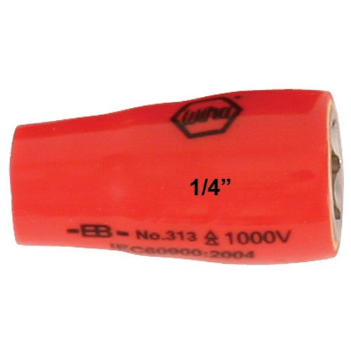 INSULATED SOCKET 1/4 DRIVE 6.0MM - Industrial Tool & Supply