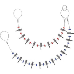 Value Collection - Screw Pitch Gages Threads per Inch Range: 3-3/8 - 85 Pitch Range (mm): 1.50-3.00 - Industrial Tool & Supply