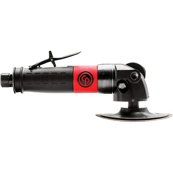 Chicago Pneumatic - 5" Max Disc, 12,000 RPM, Pneumatic Handheld Disc Sander - 36 CFM, 3/8" Inlet, 1.5 hp, 90 psi - Industrial Tool & Supply