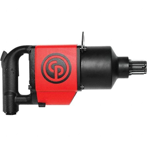 Chicago Pneumatic - #5 Spline Drive, 2,800 RPM, 5,900 Ft/Lb Torque Impact Wrench - D-Handle, 84.5 CFM, 90 psi, 1/2" NPT Inlet - Industrial Tool & Supply