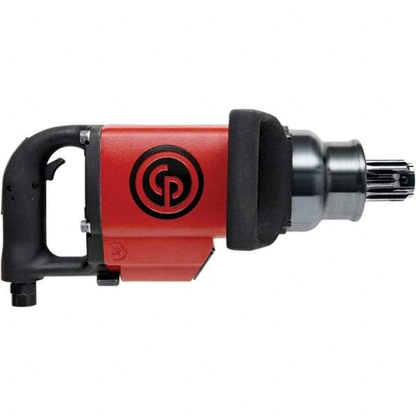 Chicago Pneumatic - #5 Spline Drive, 3,500 RPM, 3,600 Ft/Lb Torque Impact Wrench - D-Handle, 51.5 CFM, 90 psi, 1/2" NPT Inlet - Industrial Tool & Supply