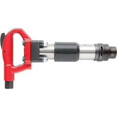 Chicago Pneumatic - 1,700 BPM, 4" Stoke Length, Pneumatic Chipping Hammer - 33 CFM, 7/8 NPT - Industrial Tool & Supply