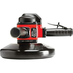 Chicago Pneumatic - 9" Wheel Diam, 8,500 RPM, Pneumatic Angle & Disc Grinder - 5/8-11 Spindle, 70 CFM, Side Exhaust - Industrial Tool & Supply