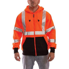 Tingley - Size 3XL Jacket - High Visbility Orange, Polyester, Zipper Closure, 56 to 58" Chest - Industrial Tool & Supply