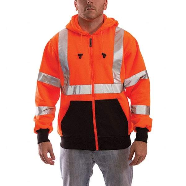 Tingley - Size 5XL Jacket - High Visbility Orange, Polyester, Zipper Closure, 64 to 66" Chest - Industrial Tool & Supply