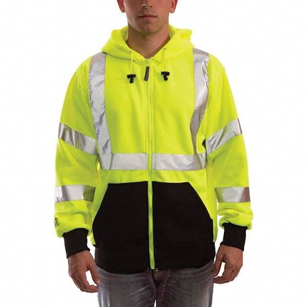 Tingley - Size 4XL Jacket - High Visbility Lime, Polyester, Zipper Closure, 60 to 62" Chest - Industrial Tool & Supply
