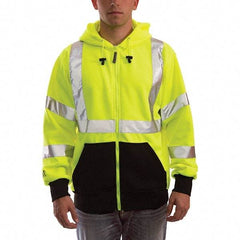 Tingley - Size S Jacket - High Visbility Lime, Polyester, Zipper Closure, 36 to 38" Chest - Industrial Tool & Supply