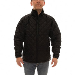 Tingley - Size S Jacket - Black, Polyester, Zipper Closure, 36 to 38" Chest - Industrial Tool & Supply