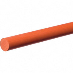 Value Collection - 100' Long, Standard Round Silicone Cord - 3/8" Diam, Red - Industrial Tool & Supply