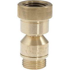 Watts - Vacuum-Breaker Valves Type: Dual Check Material: Lead Free Brass - Industrial Tool & Supply