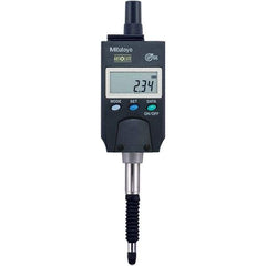 Mitutoyo - 0 to 5mm Range, 0.001 & 0.01mm Graduation, Electronic Drop Inidicator - Lug Back, 0.003mm Accuracy, LCD Display, Metric - Industrial Tool & Supply