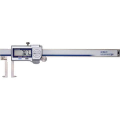 Mitutoyo - 0 to 6" Range 0.01mm Resolution, Electronic Caliper - Steel with 40mm Steel Jaws, 0.0015" Accuracy, SPC Output - Industrial Tool & Supply