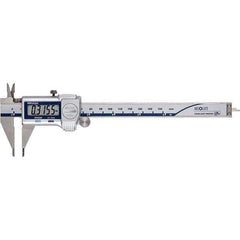 Mitutoyo - 0 to 6" Range 0.01mm Resolution, Electronic Caliper - Steel with 40mm Steel Jaws, 0.001" Accuracy, SPC Output - Industrial Tool & Supply