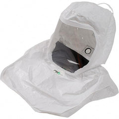 RPB - One Size Fits All, PAPR/SAR Compatible Hood with Window - Tychem QC, Compatible with RPB T-LINK - Industrial Tool & Supply