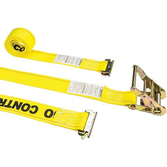 US Cargo Control - Slings & Tiedowns (Load-Rated) Type: Ratchet Tie Down Width (Inch): 2 - Industrial Tool & Supply