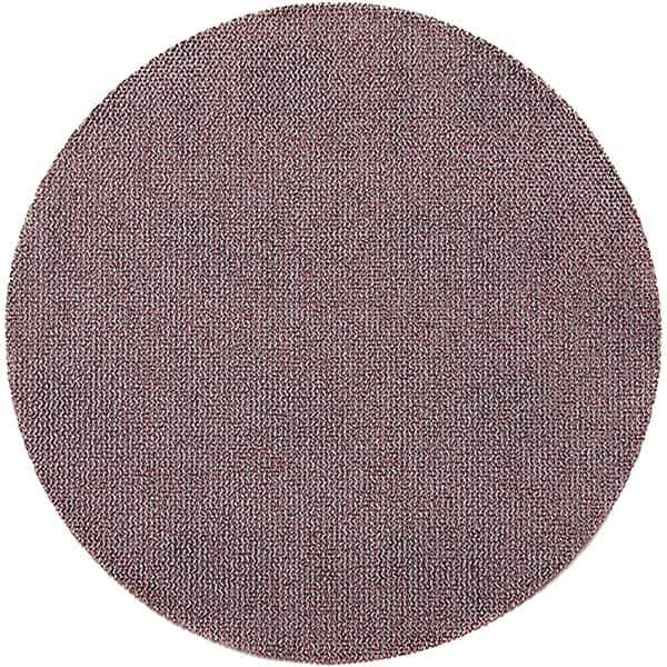 Mirka - 6" Diam, 320 Grit, Aluminum Oxide Hook & Loop Disc - Nonwoven, Mesh Backing, - Industrial Tool & Supply