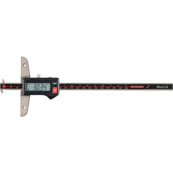 Mahr - Electronic Depth Gages Minimum Measurement (mm): 0.01 Minimum Measurement (Decimal Inch): 0.0000 - Industrial Tool & Supply