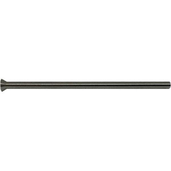 Gibraltar - 3/16" Pin Diam, 0.3366" Head Diam x 0.2356" Head Height, 2-1/2" OAL, Conical Pin - High Speed Steel - Industrial Tool & Supply