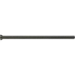 Gibraltar - 3/16" Pin Diam, 0.3366" Head Diam x 0.2356" Head Height, 2-1/2" OAL, Conical Pin - High Speed Steel - Industrial Tool & Supply