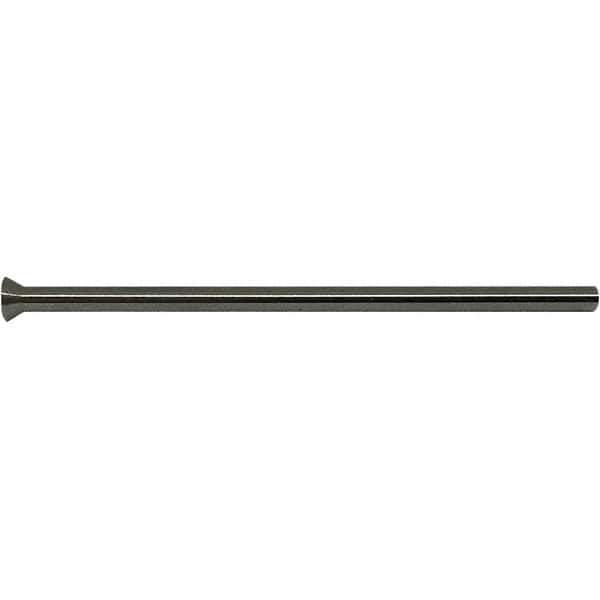 Gibraltar - 0.145" Pin Diam, 0.261" Head Diam x 0.1827" Head Height, 2-1/2" OAL, Conical Pin - High Speed Steel - Industrial Tool & Supply