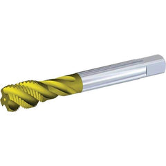 Kennametal - 1-11 G G Internal Thread Taper Thread Forming Tap - Solid Carbide, Oxide Finish, 160mm OAL, 24mm Thread Length, Right Hand Thread, Series T857 - Exact Industrial Supply