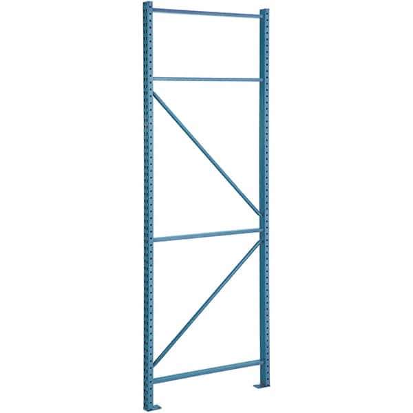 Steel King - 22,780 Lb Capacity Heavy-Duty Framing Upright - 1-7/8" Wide x 144" High x 42" Deep, Blue - Industrial Tool & Supply