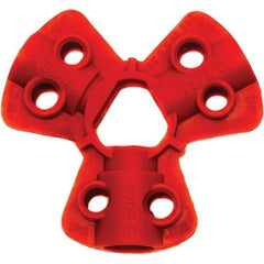 NMC - Plastic Pneumatic Fitting Lockout - 5/16" Max Shackle Diam - Industrial Tool & Supply