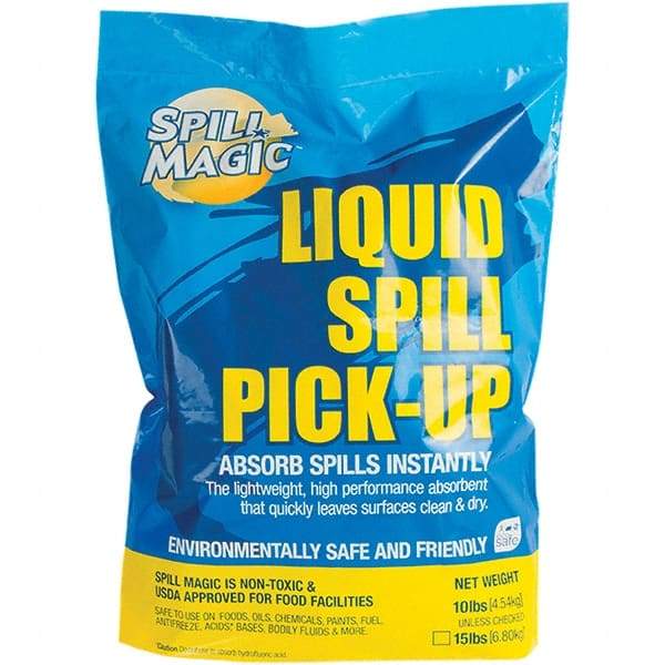Spill Magic - 10 Lb Bag Perlite Granular Absorbent - Spill Containment - Industrial Tool & Supply