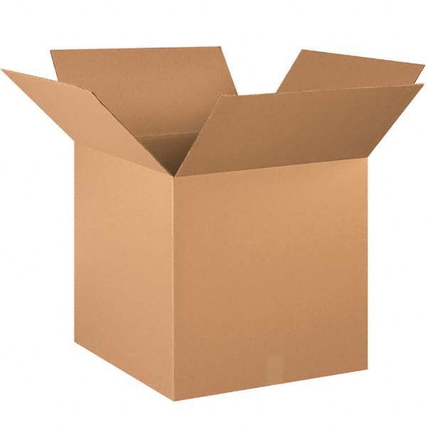 Made in USA - Pack of (10) 20" Wide x 20" Long x 20" High Corrugated Shipping Boxes - Industrial Tool & Supply