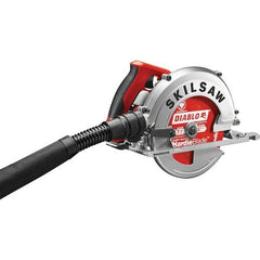 Skilsaw - 15 Amps, 7-1/4" Blade Diam, 5,300 RPM, Electric Circular Saw - 120 Volts, 10' Cord Length, 5/8" Arbor Hole, Left Blade - Industrial Tool & Supply