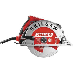 Skilsaw - 15 Amps, 7-1/4" Blade Diam, 5,300 RPM, Electric Circular Saw - 120 Volts, 10' Cord Length, 5/8" Arbor Hole, Left Blade - Industrial Tool & Supply