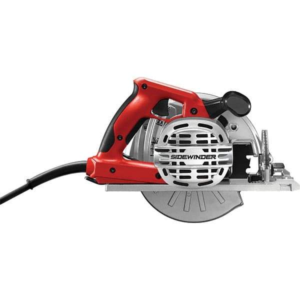 Skilsaw - 15 Amps, 7-1/4" Blade Diam, 5,300 RPM, Electric Circular Saw - 120 Volts, 10' Cord Length, 5/8" Arbor Hole, Left Blade - Industrial Tool & Supply